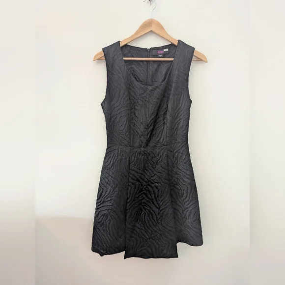 Versace | Dresses | Versace Black Fit And Flare Mini Dress | Poshmark